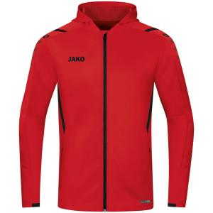 6821-e-101-junior-jacket-jako-a-capuche-challenge-red-black