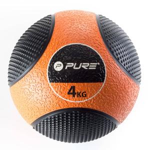 p2i201930-medicine-ball-pure2improve-4kg-orange-black-one-size