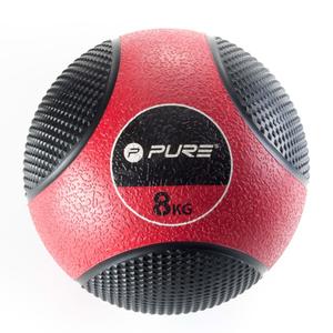 p2i201960-medicine-ball-pure2improve-8kg-red-black-one-size