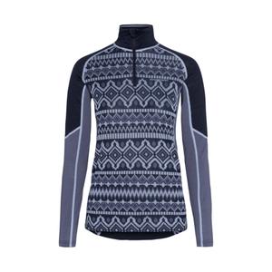 623582-royal-women-s-long-sleeve-base-layer-1-2-zip-kari-traa-malia-dark-navy-blue