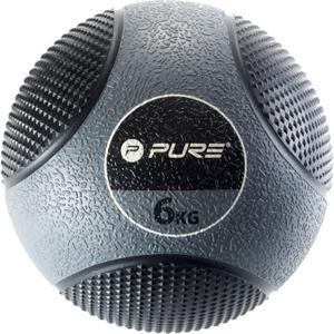 p2i201950-medicine-ball-pure2improve-6kg-dark-grey-one-size