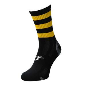 721mba-medium-high-socks-precision-pro-hooped-gaa-black-amber-40-46